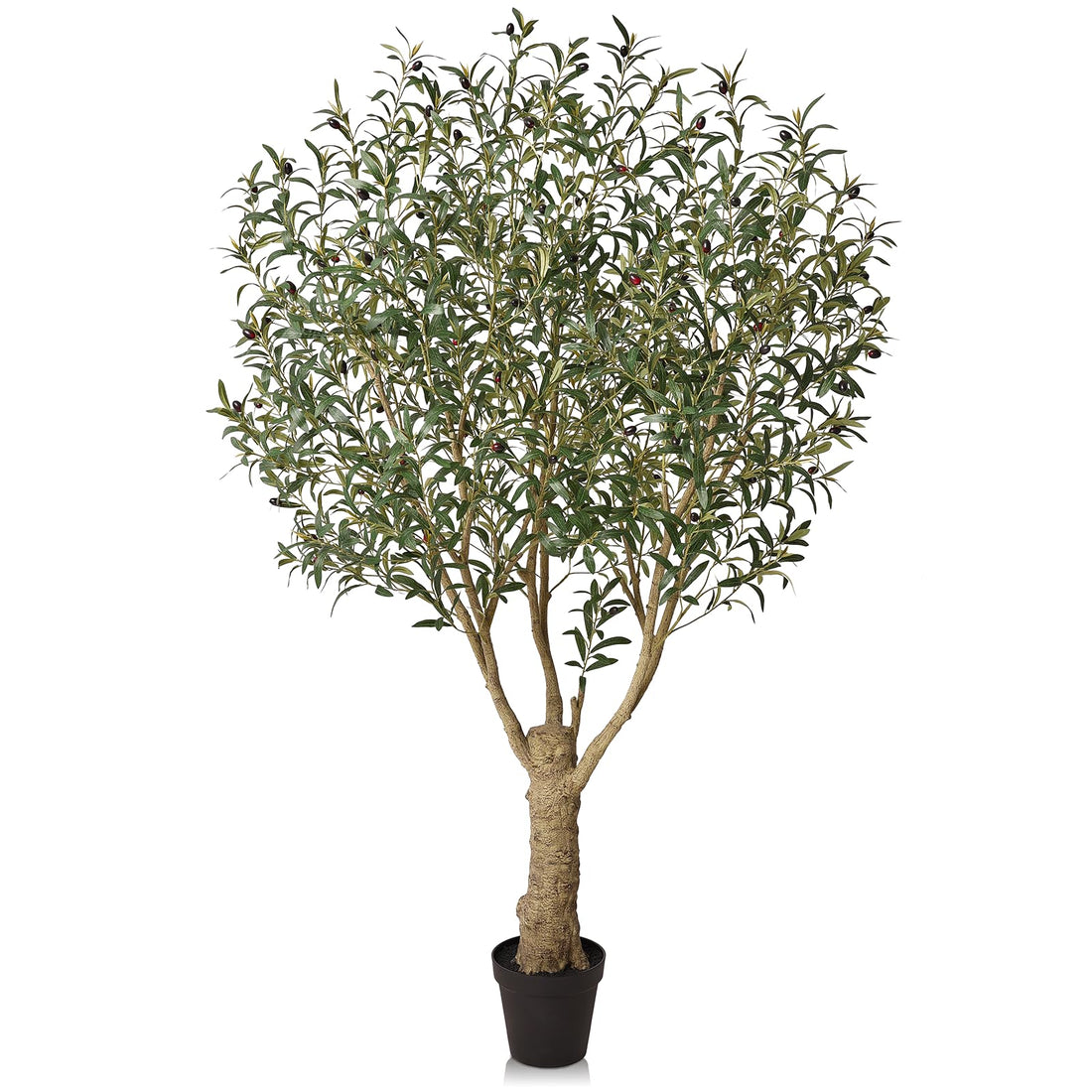 VeriNatural Olivenbaum Künstlich 150cm, Große Kunstpflanze mit Topf
